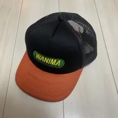WANIMA メッシュキャップ 黒/オレンジ