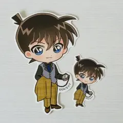 名探偵コナン　キャラペコドリンク　工藤新一　ステッカー