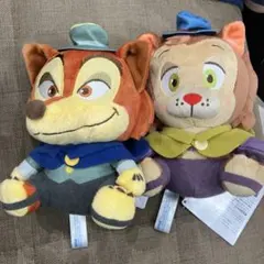 【新品タグ付】ナムコ限定 Disney赤いほっぺ　正直ジョン＆ギデオン