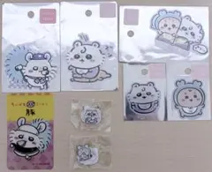 ちいかわ モモンガ 古本屋 ステッカー ミニアクスタ セット
