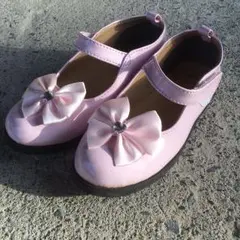 子供用パンプス ピンク 18cm
