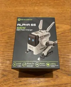 【新品】 ALPHA65 PD充電器65W 急速充電器 未使用