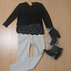 美品UNIQLO ユニクロ 伸縮性抜群スキニーパンツ