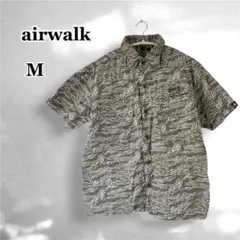 エアウォーク airwalk 総柄 ミリタリー 半袖シャツ M マルチポケットのサムネイル