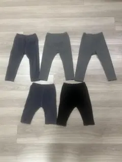 【5枚まとめ売り】 レギンス 90cm ユニクロ