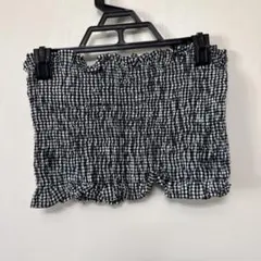 チェック　ビスチェ