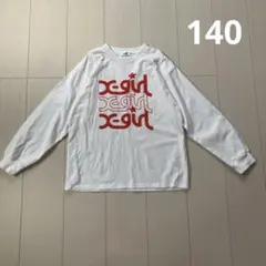 X-girl☆プリント長袖Tシャツ140