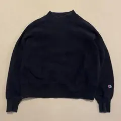 【復刻・単タグ】Champion リバースウィーブ モックネックスウェット M
