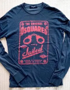 DSQUARED2 ディースクエアード　ひび割れプリントTシャツ