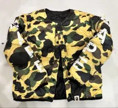★BAPE カモフラダウンジャケット 120