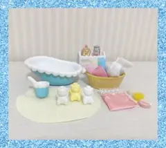 シルバニア 小物 ミニチュア ベビーバス お風呂セット まとめ売り 19点