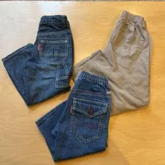 ボトムス　デニム　ハーフパンツ　ワークパンツ　3点　まとめ