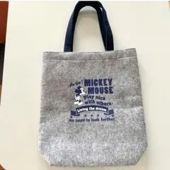 【非売品】Disney ミッキーマウス　フェルト　トートバッグ　ディズニー