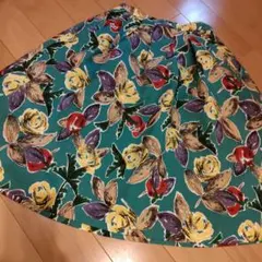 Lily Brown 花柄フレアスカート Fサイズ