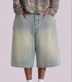 Jaded London Light Wash Jumbo Jorts W28 - メルカリ