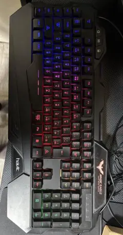 MAGIC EAGLE ゲーミングキーボード LED全面発光 有線 動作確認済み