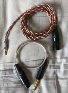 HIFIMAN用 XLRバランスケーブルと6.35mm変換ケーブルのサムネイル