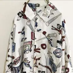 HYSTERIC GLAMOUR パジャマシャツ ヒスガール 非売品 英文字ロゴ