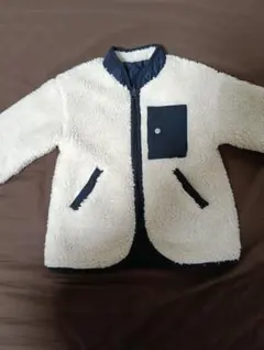 【BREEZE】アイボリー ネイビー ジャケット 90