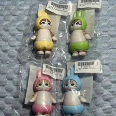 【モフサンドmofusand】うさにゃんフィギュア 4種セット