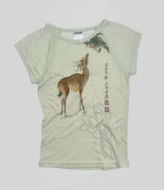 SCULPTOR Zen Deer Tee Mint Tシャツ ミント Sのサムネイル