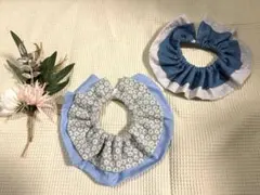 ハンドメイド✨ベビースタイ　スタイ　よだれかけ　花びらスタイ