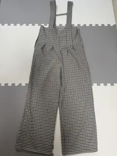 Bab チェック柄サロペット　美品