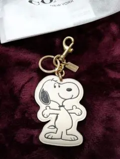 COACH × PEANUTS スヌーピー キーチャーム コーチ