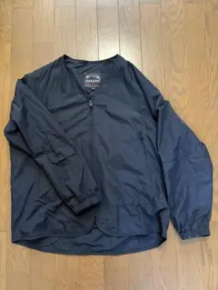 KARAKU MA-1薄手Ⅴネックフライトジャケット ブラック XXL