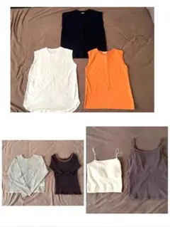 夏服(五分丈、半袖、ノースリーブ、ブラキャミソール)