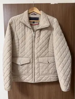 TOMMY HILFIGER ベージュキルティングジャケット　アウター