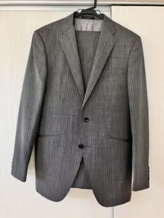 グレー ストライプ 上下セット pazzo collectionビジネススーツ