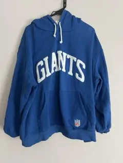 最終値下げ　NFL GIANTS フード付きパーカー 青　H&M パーカーフード
