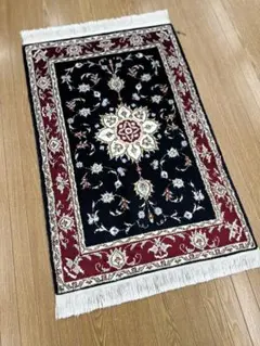 【定価120万】最高級ペルシャ絨毯 クム産 シルク100% 鑑定書・サイン入り 定価120万】最高級ペルシャ絨毯 クム産 シルク100% 鑑定書・サイン入り