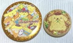 サンリオ　ポムポムプリン　缶バッジ2個セット