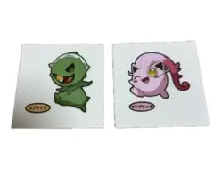 ポケモン シール2枚 マグネット セット
