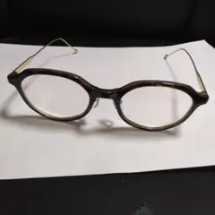 JINS ブラウンオーバルフレーム度ありメガネ