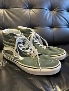 sk8-hi vans オリーブグリーン ハイカット スニーカー