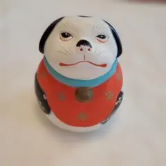つつみ人形　宮城県郷土玩具陶器製犬の郷土玩具
