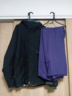 美品 ブルーブラッド　スノボーウェア セットアップ メンズ （M） 極美品】Blue Blood ブルーブラッド セットアップ(L) ナイロン