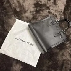 値下げ中！！MICHAEL KORS ブラック レザーバッグ