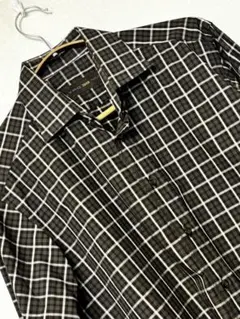 セール！ETRO　エトロ　長袖シャツ　未使用　チェック柄（黒・グレー・白）S～M