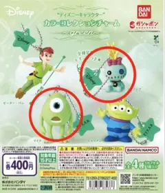 “ディズニーキャラクター” カラーコレクションチャーム～green～　2種セット