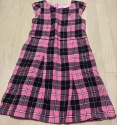 BeBe ノースリーブ チェックワンピース