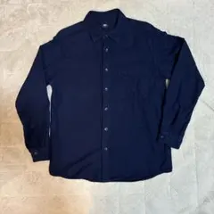 UNIQLO ネルシャツ M ネイビー