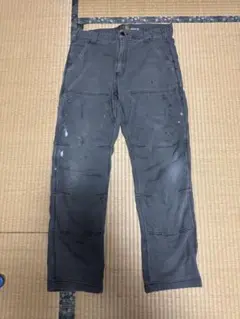 Carhartt カーハート　ダブルニー　ワークパンツ グレー　グリーン