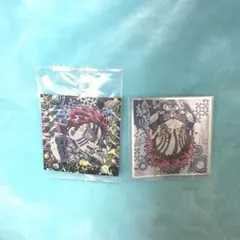 鬼滅の刃　ウエハース　シール　猗窩座　極レア　4-12 右は開封済みのおまけ