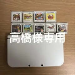 NEW Nintendo3DS LL 充電器付き＆カセット9点セット高橋様専用
