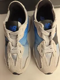 New Balance 327 キッズスニーカー 青/灰色 17cm
