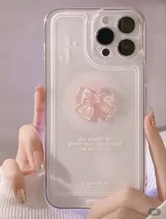 iPhone 13 スマホケース リボン